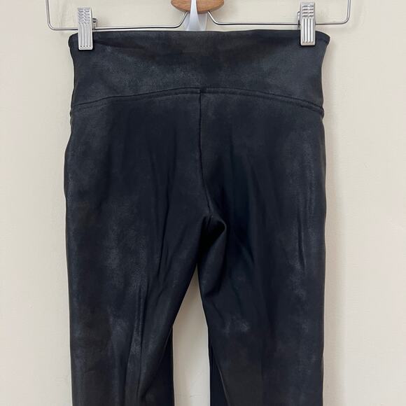 SPANX Faux Leather Leggings Black Size Small - Picture 6 of 12